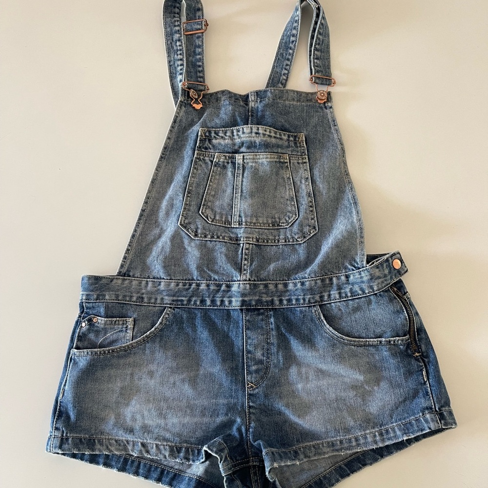 Zara premium denim overalls
